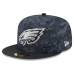 Бейсболка Philadelphia Eagles New Era 2026 Salute To Service 59FIFTY - Black