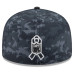 Бейсболка Seattle Seahawks New Era 2026 Salute To Service 59FIFTY - Black