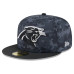 Бейсболка Carolina Panthers New Era 2026 Salute To Service 59FIFTY - Black