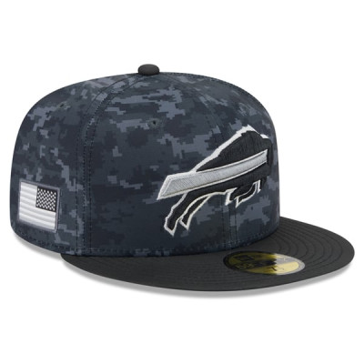 Бейсболка Buffalo Bills New Era 2026 Salute To Service 59FIFTY - Black