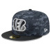 Бейсболка Cincinnati Bengals New Era 2026 Salute To Service 59FIFTY - Black