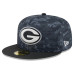 Бейсболка Green Bay Packers New Era 2026 Salute To Service 59FIFTY - Black