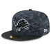 Бейсболка Detroit Lions New Era 2026 Salute To Service 59FIFTY - Black