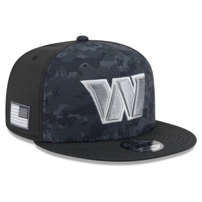 Бейсболка Washington Commanders New Era 2026 Salute To Service 9FIFTY - Black