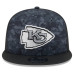 Бейсболка Kansas City Chiefs New Era 2026 Salute To Service 9FIFTY - Black