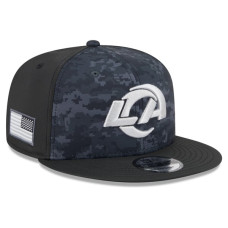 Бейсболка Los Angeles Rams New Era 2026 Salute To Service 9FIFTY - Black