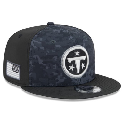 Бейсболка Tennessee Titans New Era 2026 Salute To Service 9FIFTY - Black