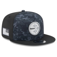Бейсболка Pittsburgh Steelers New Era 2026 Salute To Service 9FIFTY - Black