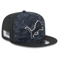 Бейсболка Detroit Lions New Era 2026 Salute To Service 9FIFTY - Black