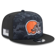 Бейсболка Cleveland Browns New Era 2026 Salute To Service 9FIFTY - Black