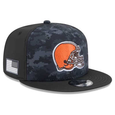 Бейсболка Cleveland Browns New Era 2026 Salute To Service 9FIFTY - Black