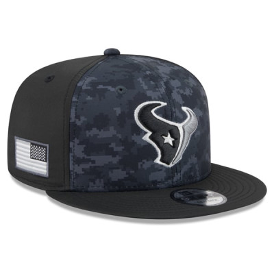 Бейсболка Houston Texans New Era 2026 Salute To Service 9FIFTY - Black