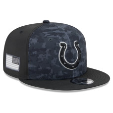 Бейсболка Indianapolis Colts New Era 2026 Salute To Service 9FIFTY - Black