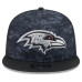Бейсболка Baltimore Ravens New Era 2026 Salute To Service 9FIFTY - Black