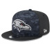Бейсболка Baltimore Ravens New Era 2026 Salute To Service 9FIFTY - Black