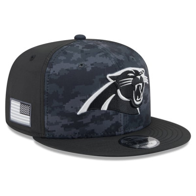 Бейсболка Carolina Panthers New Era 2026 Salute To Service 9FIFTY - Black