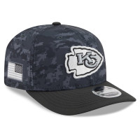Бейсболка Kansas City Chiefs New Era 2026 Salute To Service 9SEVENTY - Black
