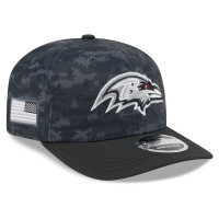 Бейсболка Baltimore Ravens New Era 2026 Salute To Service 9SEVENTY - Black