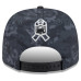 Бейсболка New Orleans Saints New Era 2026 Salute To Service 9SEVENTY - Black