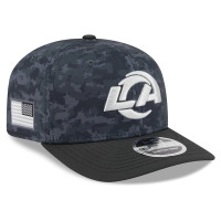 Бейсболка Los Angeles Rams New Era 2026 Salute To Service 9SEVENTY - Black