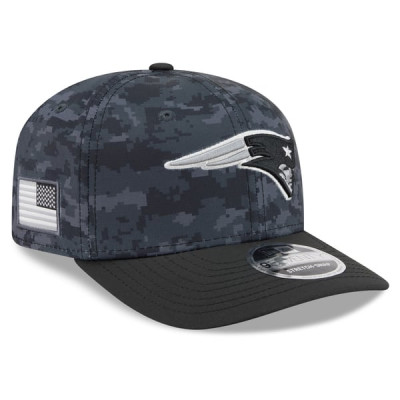 Бейсболка New England Patriots New Era 2026 Salute To Service 9SEVENTY - Black