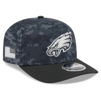 Бейсболка Philadelphia Eagles New Era 2026 Salute To Service 9SEVENTY - Black