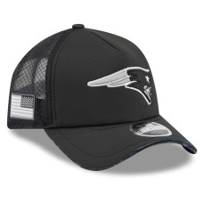 Бейсболка New England Patriots New Era 2026 Salute To Service Apex 9FORTY Adjustable - Black