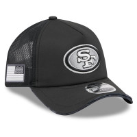 Бейсболка San Francisco 49ers New Era 2026 Salute To Service Apex 9FORTY Adjustable - Black