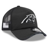 Бейсболка Carolina Panthers New Era 2026 Salute To Service Apex 9FORTY Adjustable - Black