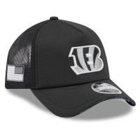 Бейсболка Cincinnati Bengals New Era 2026 Salute To Service Apex 9FORTY Adjustable - Black