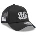 Бейсболка Cincinnati Bengals New Era 2026 Salute To Service Apex 9FORTY Adjustable - Black