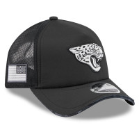 Бейсболка Jacksonville Jaguars New Era 2026 Salute To Service Apex 9FORTY Adjustable - Black