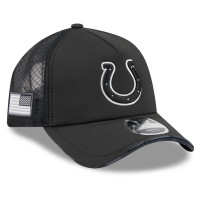 Бейсболка Indianapolis Colts New Era 2026 Salute To Service Apex 9FORTY Adjustable - Black