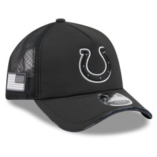 Бейсболка Indianapolis Colts New Era 2026 Salute To Service Apex 9FORTY Adjustable - Black