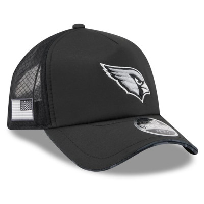Бейсболка Arizona Cardinals New Era 2026 Salute To Service Apex 9FORTY Adjustable - Black