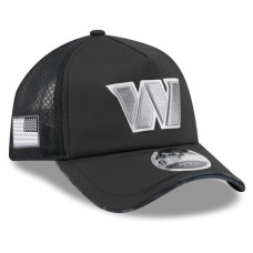Бейсболка Washington Commanders New Era 2026 Salute To Service Apex 9FORTY Adjustable - Black