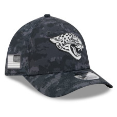 Бейсболка Jacksonville Jaguars New Era 2026 Salute To Service 39THIRTY M-Crown Stretch - Black
