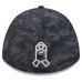Бейсболка Minnesota Vikings New Era 2026 Salute To Service 39THIRTY M-Crown Stretch - Black