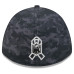 Бейсболка New England Patriots New Era 2026 Salute To Service 39THIRTY M-Crown Stretch - Black