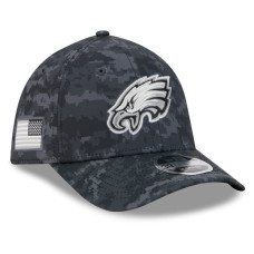 Бейсболка Philadelphia Eagles New Era 2026 Salute To Service 39THIRTY M-Crown Stretch - Black