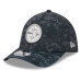 Бейсболка Pittsburgh Steelers New Era 2026 Salute To Service 39THIRTY M-Crown Stretch - Black