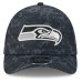 Бейсболка Seattle Seahawks New Era 2026 Salute To Service 39THIRTY M-Crown Stretch - Black