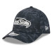 Бейсболка Seattle Seahawks New Era 2026 Salute To Service 39THIRTY M-Crown Stretch - Black