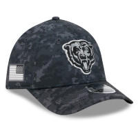 Бейсболка Chicago Bears New Era 2026 Salute To Service 39THIRTY M-Crown Stretch - Black