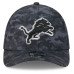 Бейсболка Detroit Lions New Era 2026 Salute To Service 39THIRTY M-Crown Stretch - Black