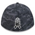 Бейсболка Detroit Lions New Era 2026 Salute To Service 39THIRTY M-Crown Stretch - Black