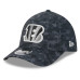 Бейсболка Cincinnati Bengals New Era 2026 Salute To Service 39THIRTY M-Crown Stretch - Black