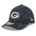Бейсболка Green Bay Packers New Era 2026 Salute To Service 39THIRTY M-Crown Stretch - Black