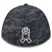 Бейсболка Green Bay Packers New Era 2026 Salute To Service 39THIRTY M-Crown Stretch - Black
