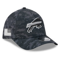 Бейсболка Buffalo Bills New Era 2026 Salute To Service 39THIRTY M-Crown Stretch - Black